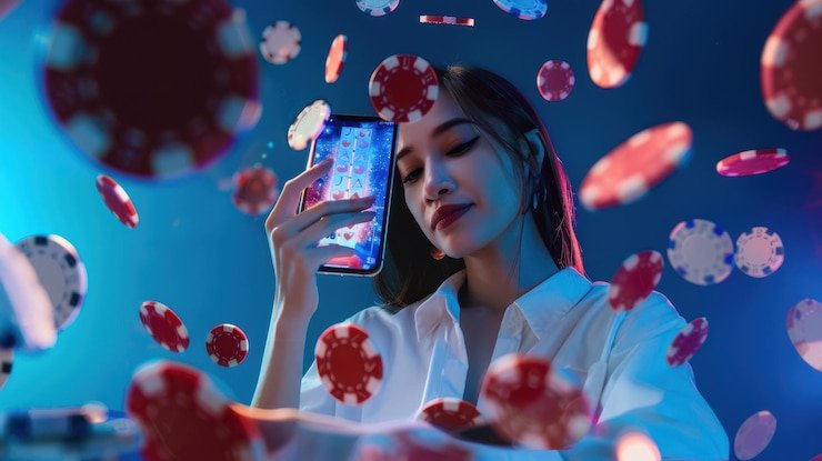 Lightning Baccarat live dealer table interface on heylink olxtoto